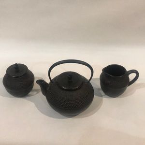 3 piece Japanese Asian inspired porcelain tea set.